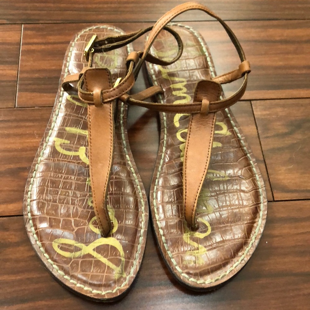 Tan/Cognac Sam Edelman Gigi sandals